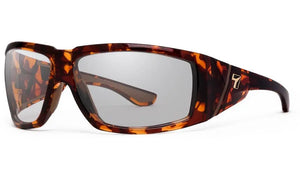 Dark Tortoise frame with Sharpview Clear PC lenses