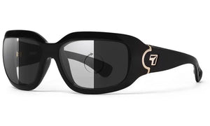 Glossy Black  frame with Photochromic DarkShift lenses