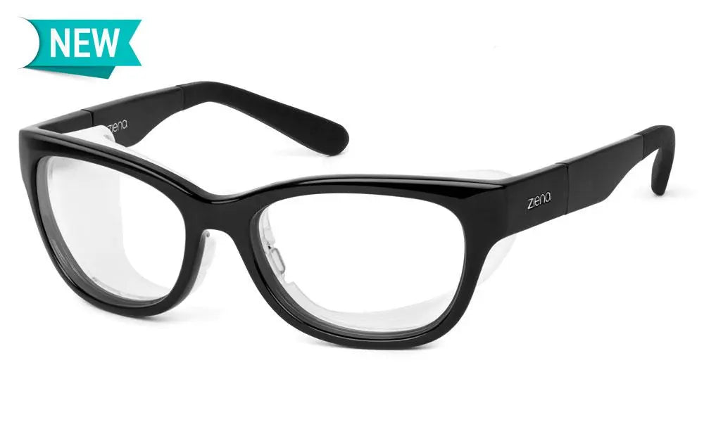 7Eye by Panoptx Ziena Marina Glossy Black/Sharpview Clear lenses