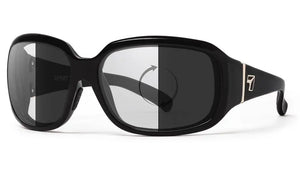 Glossy Black frame with Photochromic DarkShift lenses