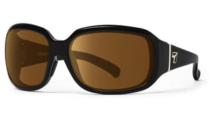 Glossy Black frame with Polarized Sharpview Copper PC lenses