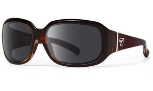 Crystal Chocolate frame with Polarized Sharpview Gray PC lenses