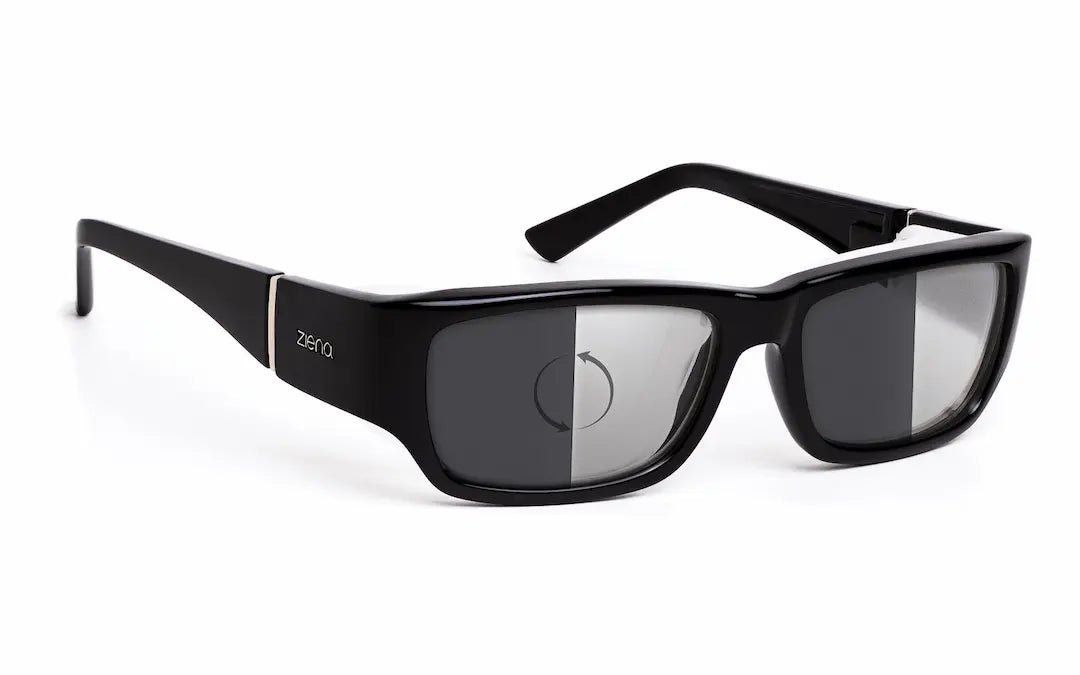 7Eye by Panoptx Nereus Gloss Black/Photochromic Eclypse lenses