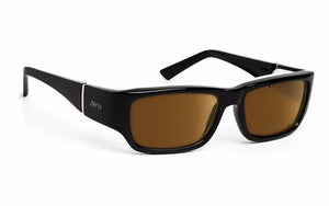 Glossy Black Frame with Polarized Sharpview Copper PC lenses
