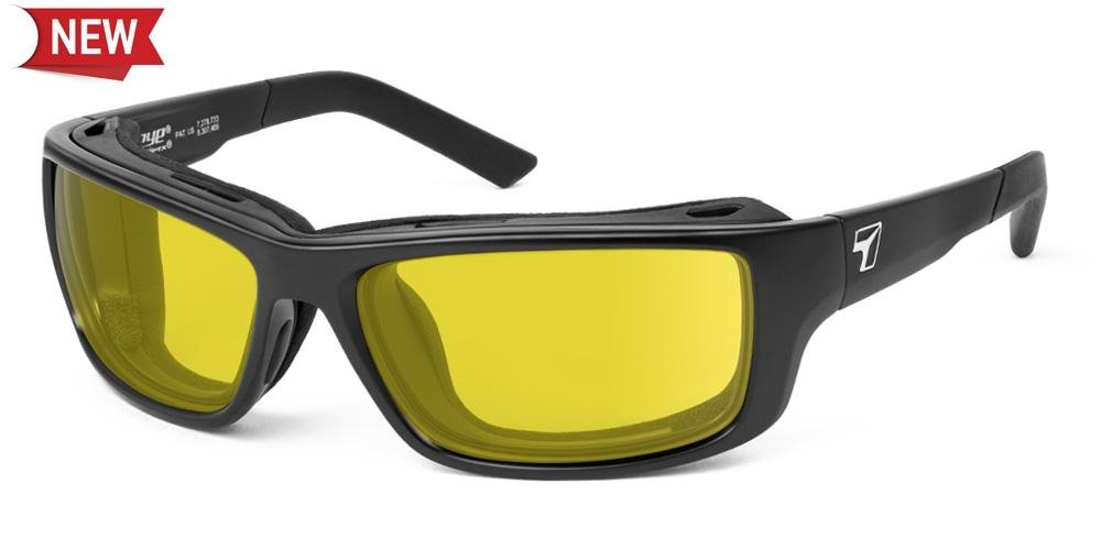 7Eye by Panoptx Notus sunglasses Matte Black/Yellow
