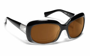 Glossy Black Frame with Polarized Sharpview Copper PC lenses