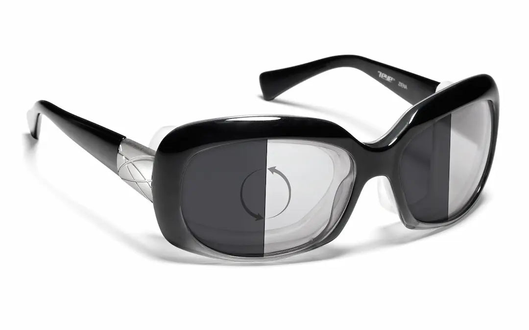 7Eye by Panoptx Gloss Black/Photochromic Eclypse lenses