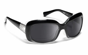 Glossy Black Frame with Polarized Sharpview Gray PC lenses