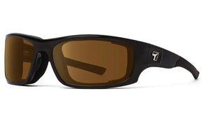 Glossy Black Frame with Polarized Sharpview Copper PC lenses