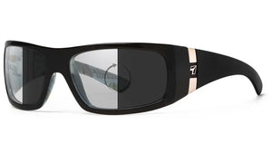 Black C-Note frame with Photochromic DarkShift lenses