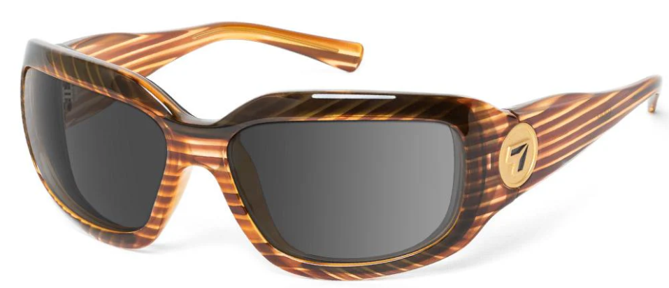 7Eye by Panoptx Shasta Brown Striped Tortoise/Gray