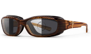 Brown Stripe Frame with Photochromic Eclypse Lenses