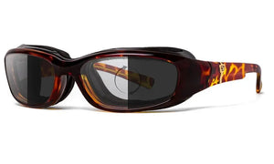 Light Tortoise Frame with Photochromic DarkShift Lenses