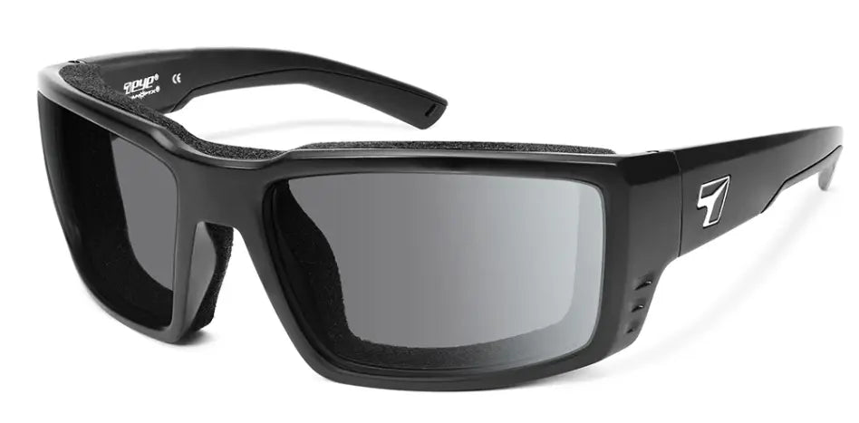 7Eye by Panoptx Let it Rip Matte Black sunglasses in black with gray