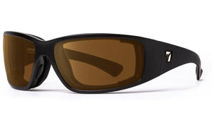 Matte Black Frame with Polarized Sharpview Copper PC lenses