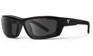 Matte Black  Frame with Polarized Sharpview Gray PC lenses