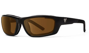 Glossy Black Frame with Polarized Sharpview Copper PC lenses