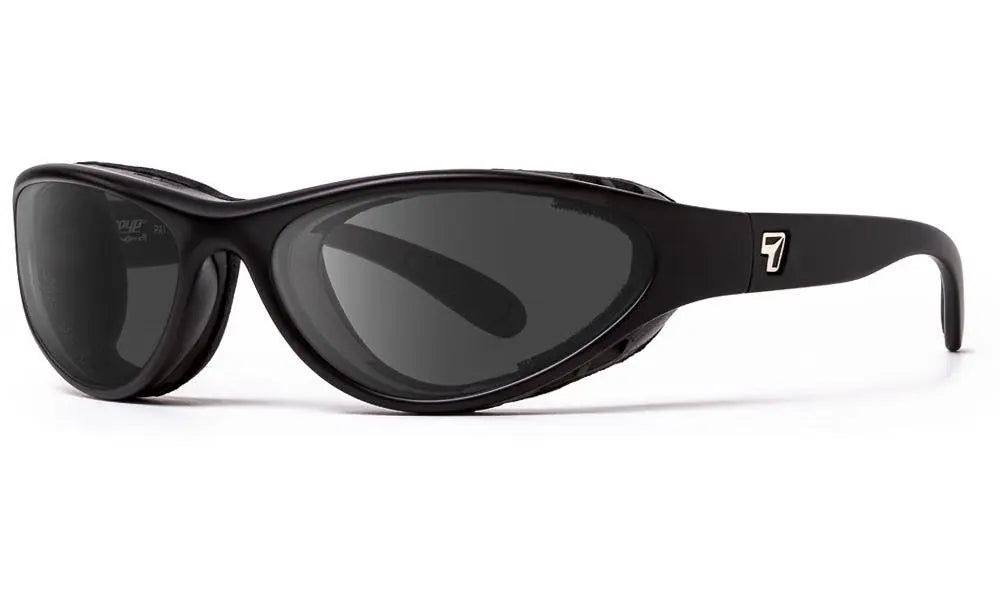 7Eye by Panoptx Viento Matt Black/Sharpview Gray PC lenses