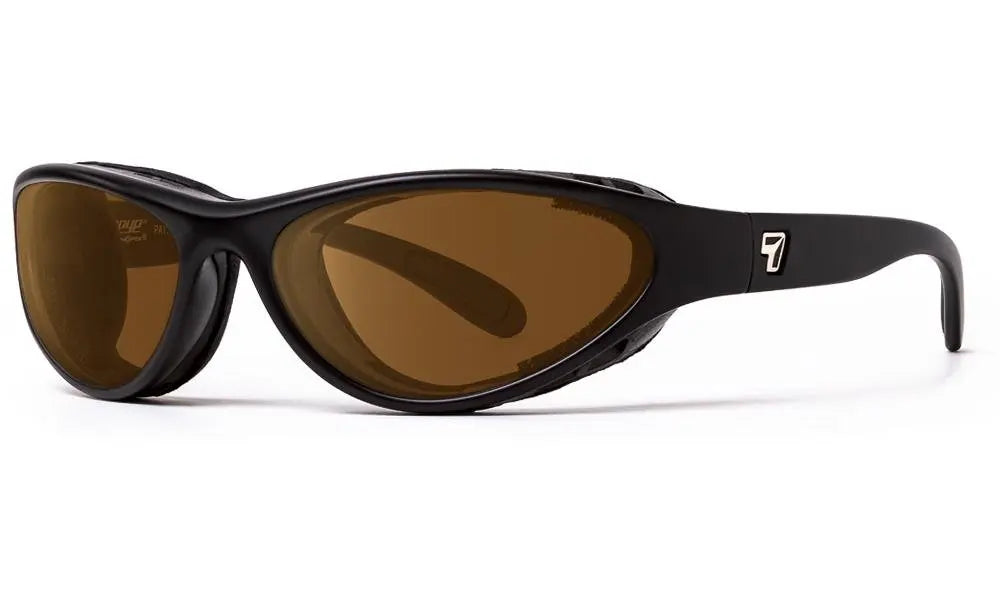 7Eye by Panoptx Viento Matt Black/Polarized Sharpview Gray PC lenses