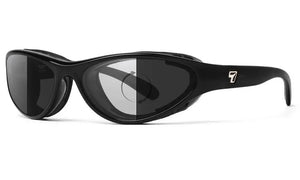 Gloss Black Frame with Photochromic DarkShift lenses