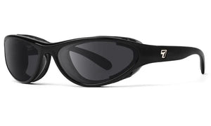 Glossy Black Frame with Polarized Sharpview Gray PC lenses