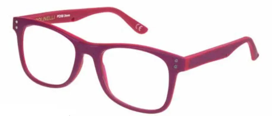 Polinelli P-303 Wine on Magenta Blue Light filtering reading glasses