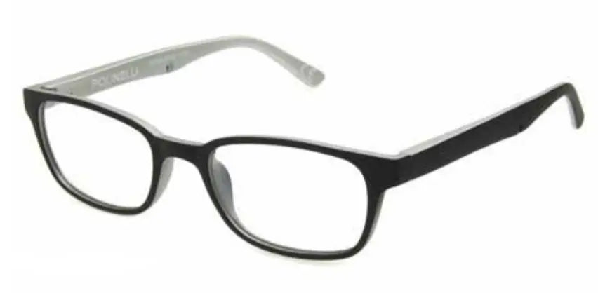 Polinelli P-306 Black on Silver blue light blocking lenses
