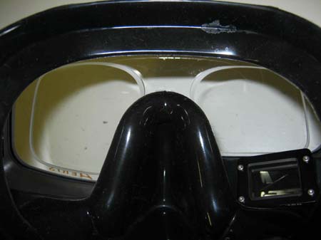 Glue in single vision example (size will vary depending on mask)