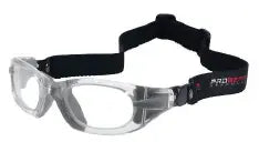 Crystal Transparent with Strap/Clear/Med  (fits ages 7 to 15)