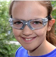 Girl wearing Progear Transparent frame