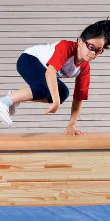 Girl wearing Progear Eyegard Sports Glasses