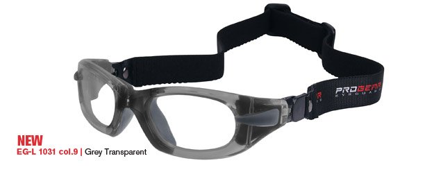 Progear Eyeguard with Strap in Gray Transparent 