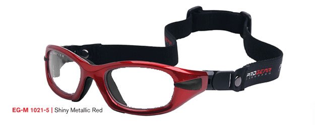 Progear Eyeguard with Strap in Red