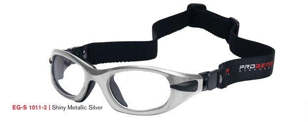 Progear Eyeguard with strap in Silver