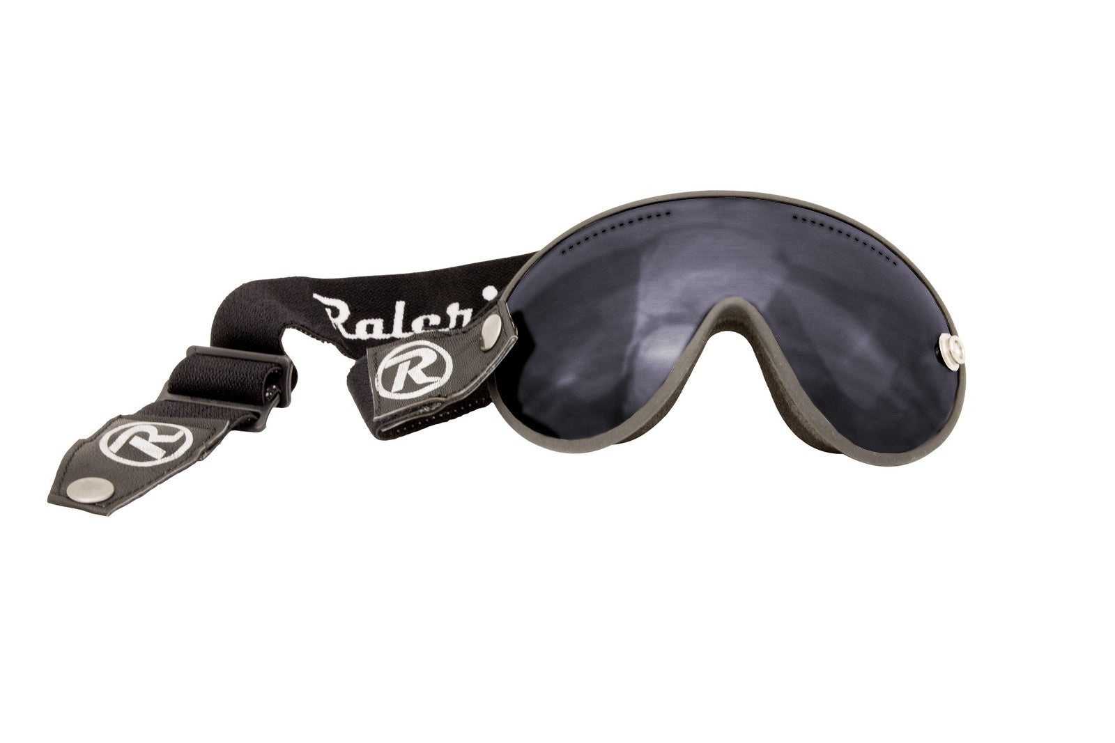 Raleri Ringo Vintage Motorcycle Goggles Smoke