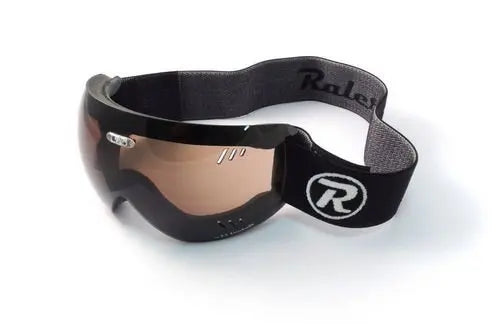 Raleri Sports Prescription Goggles Black/Dark Brown lenses with Rx adapter Size A