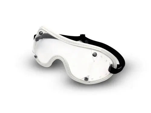 Raleri Ringo Vintage Goggles in Black frame with Silver Mirror Lens