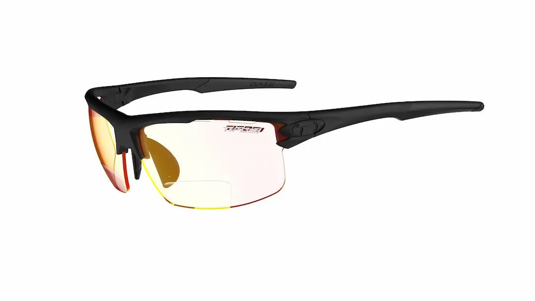 Tifosi Reader +1.50 in black with light changing lenses