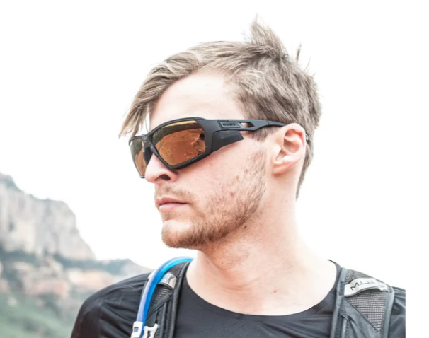 Person wearing Rudy Project Agent Q sunglasses