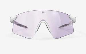 White Gloss frame/ImpactX Photochromic (light changing) 2 Laser Purple (golf/pickleball)