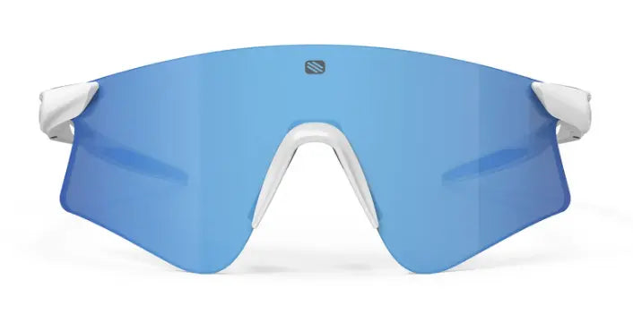 Rudy Project Astral sunglasses in white with blue mirror