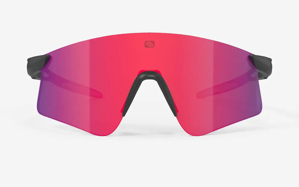 Rudy Project Astral X sunglasses in black with red mirror lenses