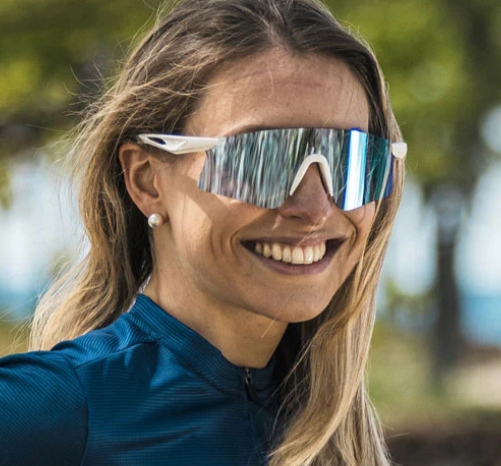 Woman wearing Rudy Project Astral X sunglasses