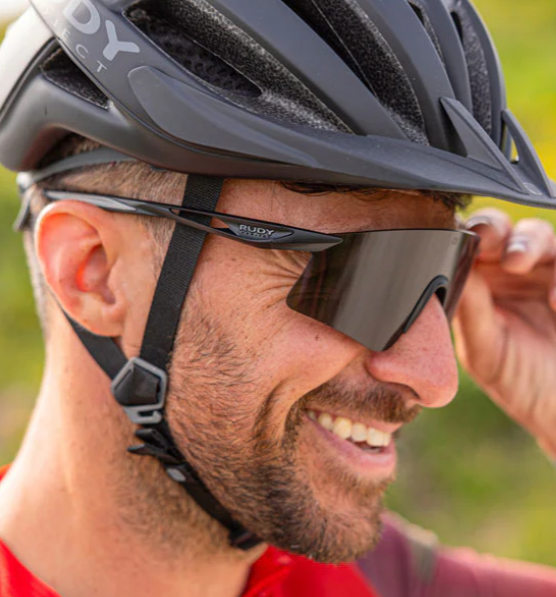 Man wearing Rudy Project Astral X sunglasses