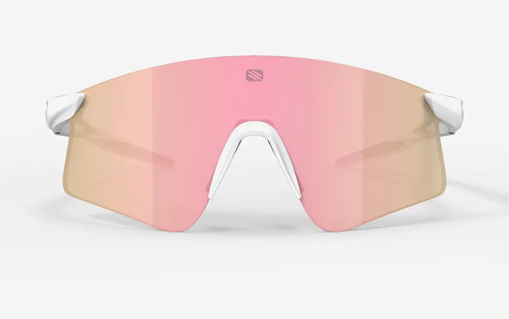 Rudy Project Astral X sunglasses in white with rose gold lenses