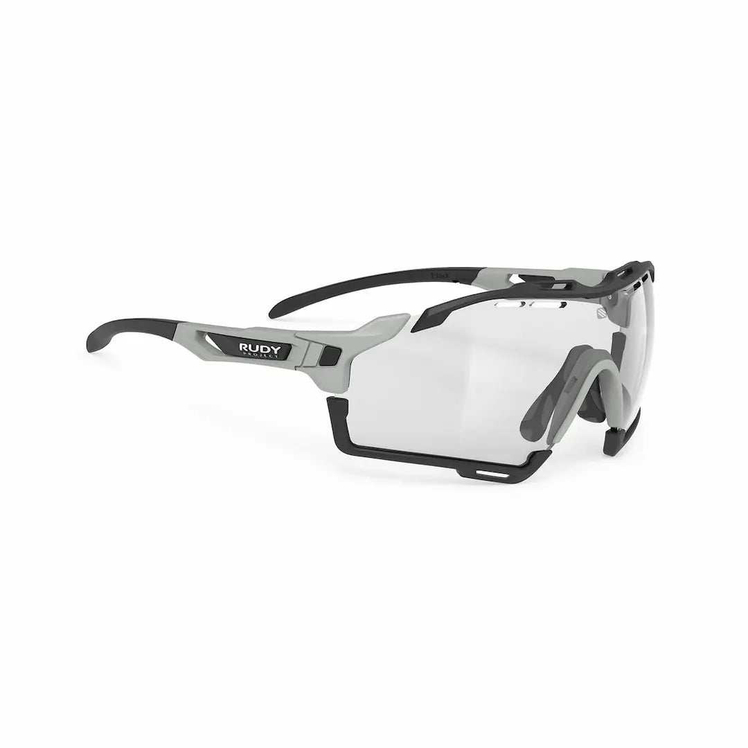 Rudy Project Cutline sunglasses in Light Gray Matte/ImpactX Clear