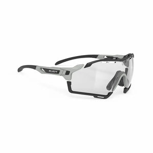 Light Gray Matte frame/ImpactX 2 Photochromic (light changing) Laser Black lenses