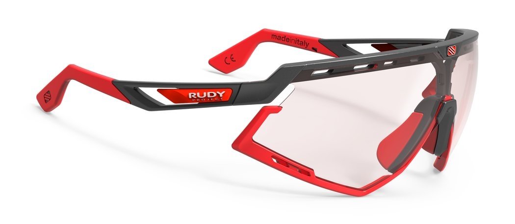 Rudy Project Defender Black Matte Red Fluo/ImpactX Clear to Red