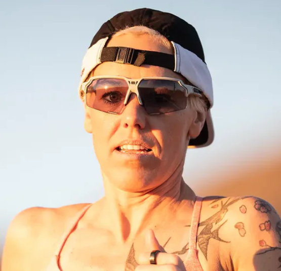 Runner wearing Rudy Project Deltabeat sunglasses