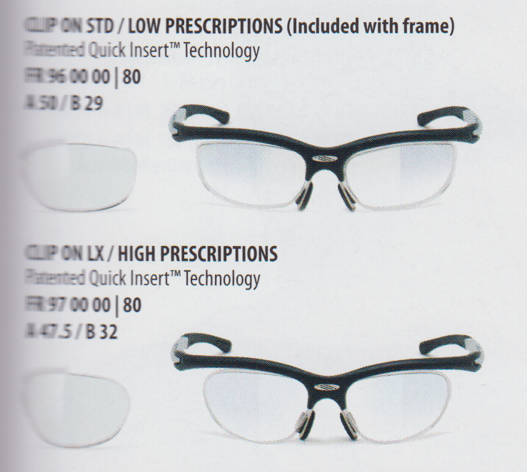 Prescription adapter regular and for high RX